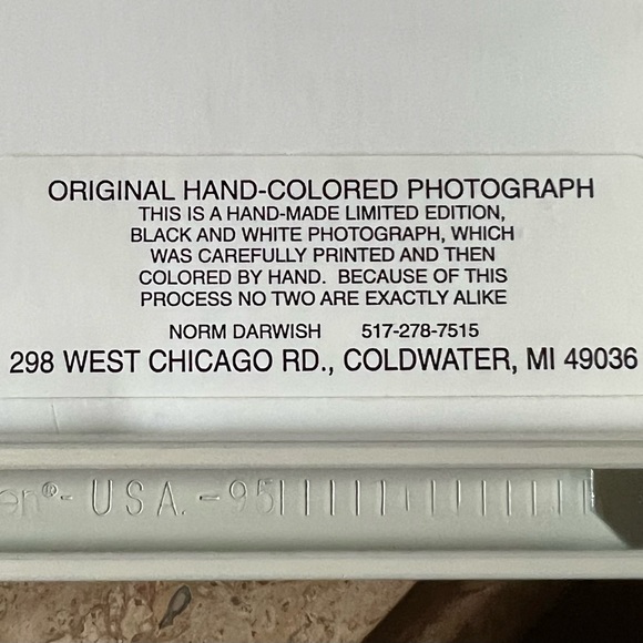 Hand Colored Limited Edition Norm Darwish “Shopping Break” Black & White Photo - Picture 5 of 7